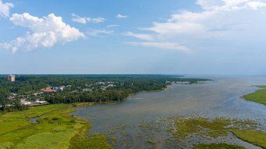 Daphne, Alabama havadan görünümü mobil Koyu'nun Doğu kıyısında