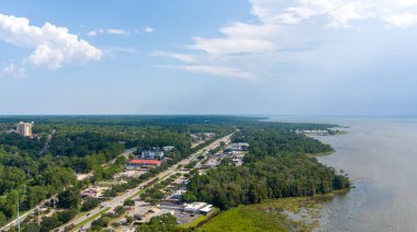 Daphne, Alabama havadan görünümü mobil Koyu'nun Doğu kıyısında