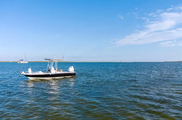 stock image Boats in Pelican Cove at Dauphin Island, Alabama