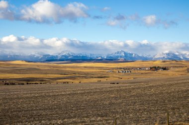 Aralık ayında Montana 'nın Rocky Dağları