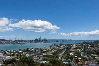 Auckland CBD from Devonport during the summer