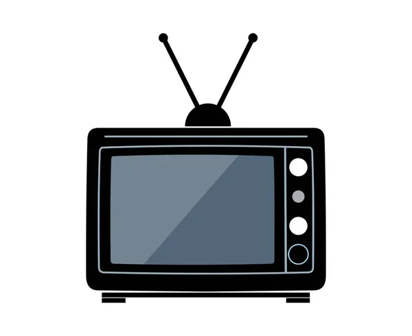 Icono Televisión Aislado Sobre Fondo Blanco Símbolo Televisión Para Aplicación — Archivo Imágenes Vectoriales