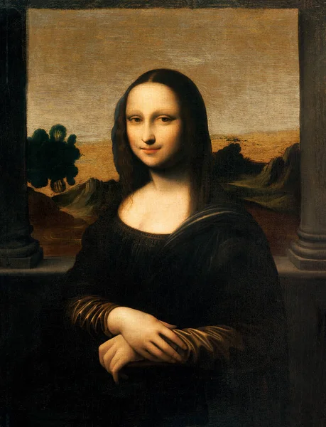 stock image Isleworth Mona Lisa. There is no reliable information about the origin of the painting