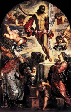 Jacopo Tintoretto İsa 'nın Dirilişi