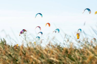 Buenos Aires, Arjantin 'deki Rio de la Plata Nehri' nde kaykay