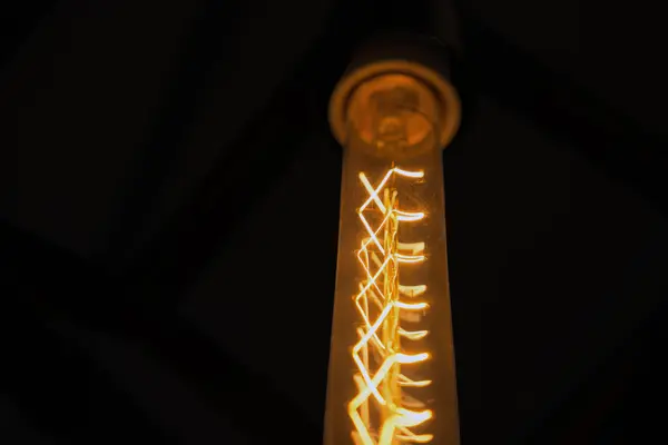 Закрыть Винтажную Лампу — стоковое фото