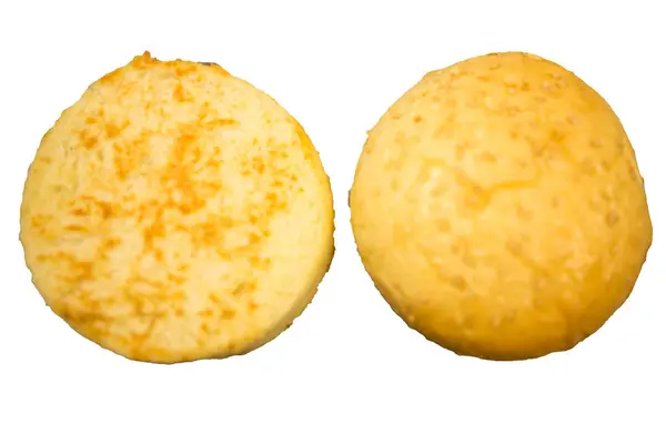 白を基調としたハンバーグパン — ストック写真