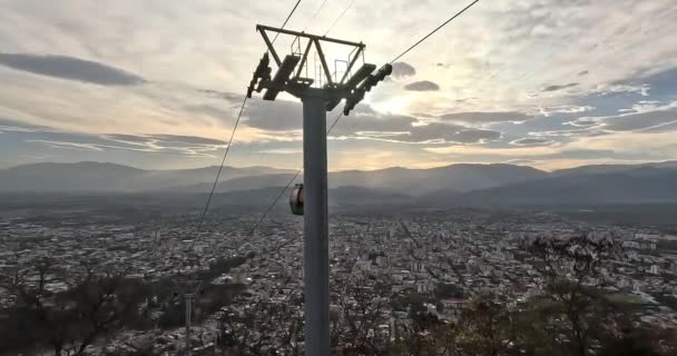 Teleférico Salta Argentina — Vídeo de stock