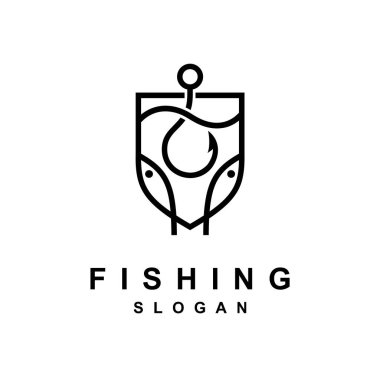 Tek çizgili balık logosu