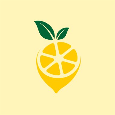 Lemons icon logo, Lemons simple icon