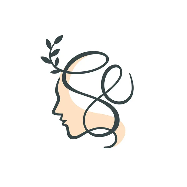 Human Head Logo Psychological Logo Vetores De Bancos De Imagens Sem Royalties