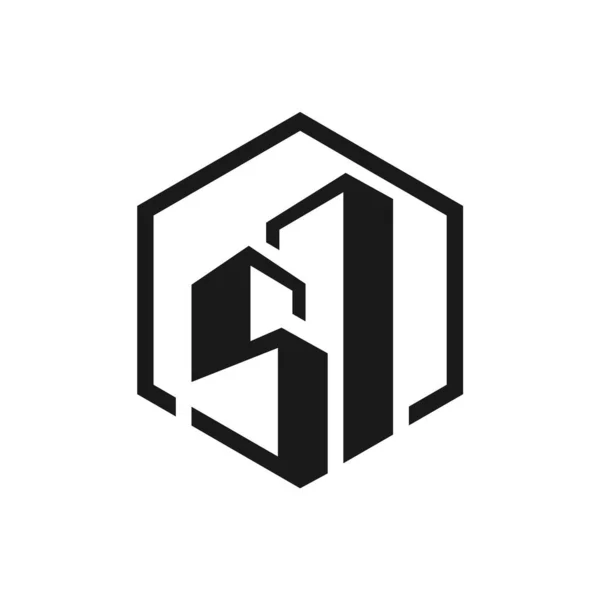 Логотип Здания Буквой Дизайн Логотипа — стоковый вектор