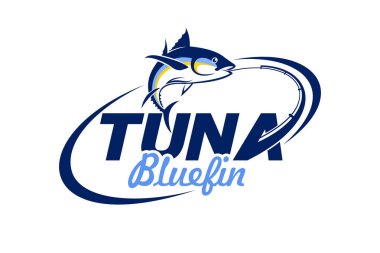 Balıkçı tuna logosu, balıkçı logosu tasarımı