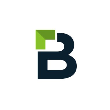 Ok kavramlı B harfi logosu