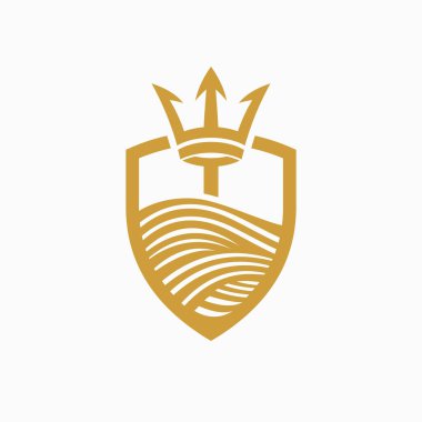 Neptün logosu, kalkan logosu tasarımı