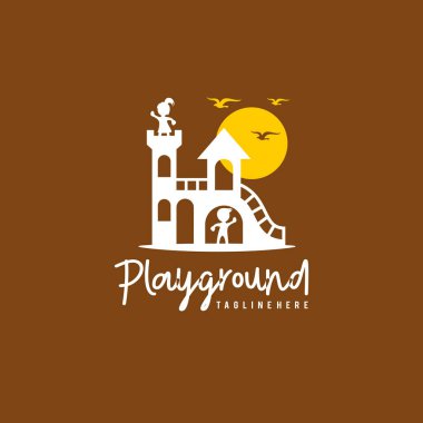 Eşsiz bir konsepte sahip oyun alanı logosu