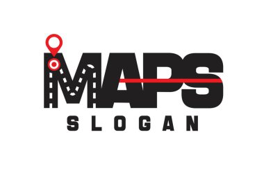 İşaretli Logo Konumu, Haritalar harf logosu