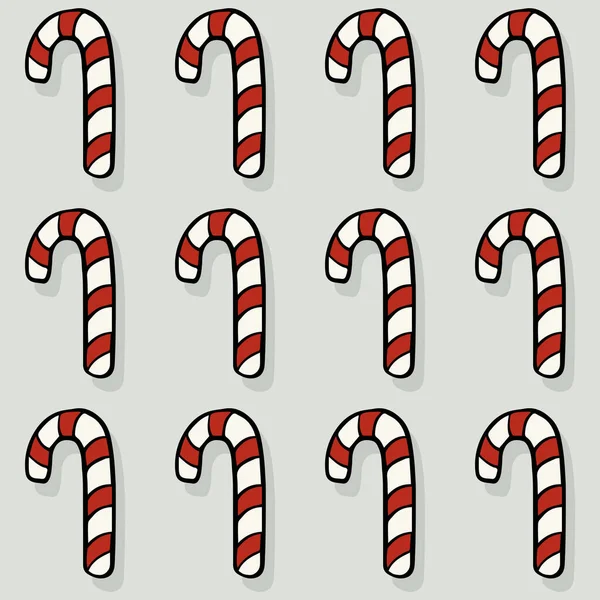Christmas Season Winter Holiday Doodle Lineaire Kleurrijke Vector Seizoensgebonden Naadloos — Stockvector