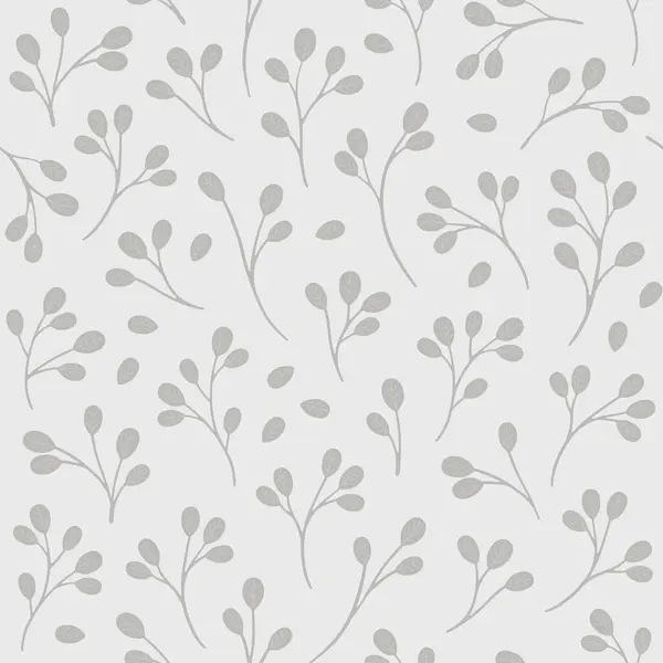 Messy Delicate Pastel Gray Green Botanical Elements Spring Season Holiday Vector Graphics