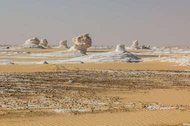 Beyaz Çölde, Mısır 'da tebeşir kaya oluşumları
