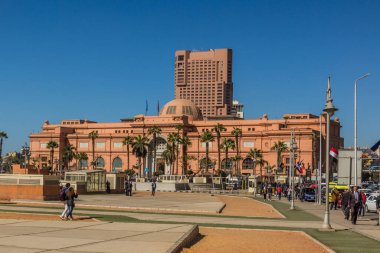 CAIRO, EGYPT - 27 HAZİRAN 2019: Mısır 'ın Kahire kentindeki Mısır Müzesi