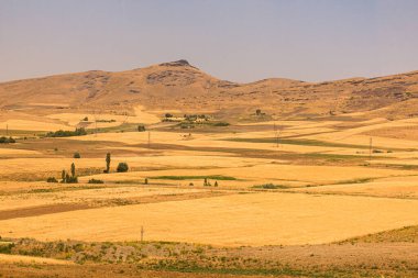 Landscape of Hamadan region of Iran clipart