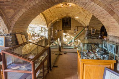 HAMADAN, IRAN - JULY 14, 2019: Museumi at the Alaviyan Dome in Hamadan, Iran