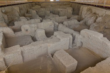 İran 'ın Hamadan kentinde Hegmataneh (Ecbatana) harabeleri