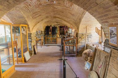 HAMADAN, IRAN - JULY 14, 2019: Museumi at the Alaviyan Dome in Hamadan, Iran