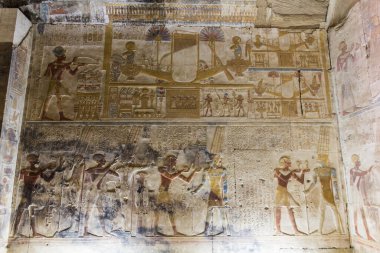 Seti Tapınağı 'ndaki duvar süslemeleri (Büyük Abydos Tapınağı), Mısır