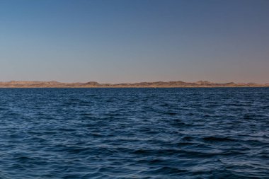 Aswan High Dam reservoir from the dam, Egypt