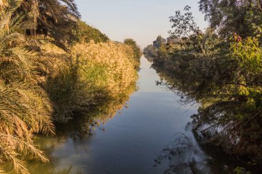 Irrigation canal near Luxor, Egypt