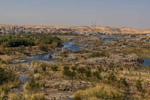 River Nile down stream from the Aswan Low Dam, Egypt