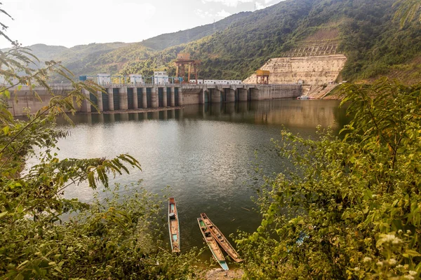 stock image View of Nam Ou 5 dam, Laos