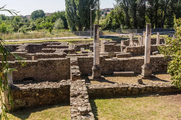 Heraclea Lyncestis在马其顿北部Bitola附近的古代遗址 — 图库照片