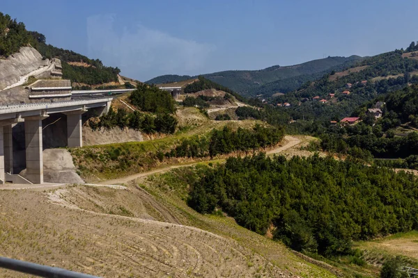 コソボのR6高速道路の眺め — ストック写真