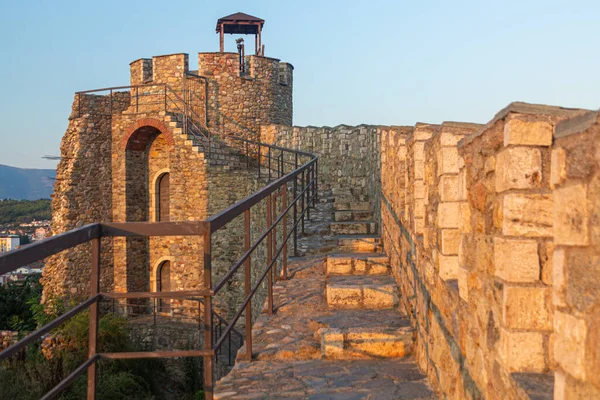 Murallas Fortificación Fortaleza Kale Skopje Macedonia Del Norte — Foto de Stock