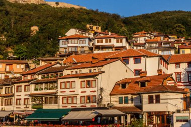 Kosova 'nın Prizren kentindeki eski kent manzarası