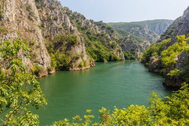 Kuzey Makedonya 'daki Matka Kanyonu