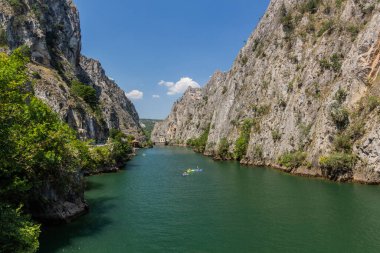 Kuzey Makedonya 'daki Matka Kanyonu