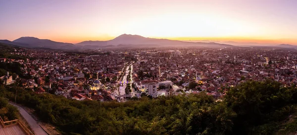 Panoramatický Pohled Město Prizren Kosovo — Stock fotografie