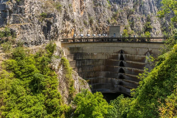 Utsikt Över Matka Dammen Norra Makedonien — Stockfoto