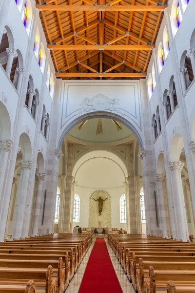 Pristina Kosovo August 2019 Interieur Van Kathedraal Van Sint Moeder — Stockfoto