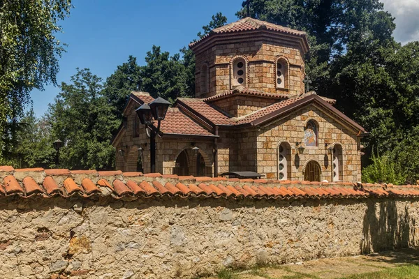 マケドニア北マケドニアオフリド湖スヴェティ ナウム修道院近くの聖ペトカ教会 — ストック写真