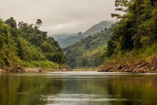 Nam Fluss Der Provinz Phongsali Laos — Stockfoto