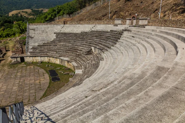 Teatro Romano Eraclea Lyncestis Antiche Rovine Vicino Bitola Macedonia Del — Foto Stock