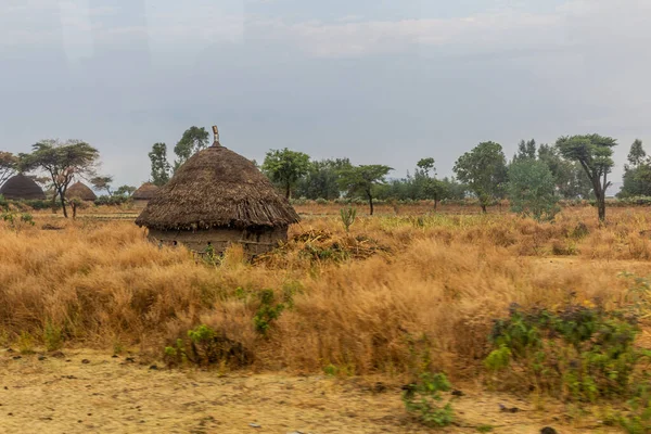 Case Rurali Vicino Hawassa Etiopia — Foto Stock