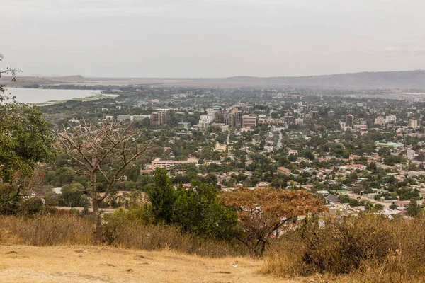 Luftaufnahme Der Stadt Hawassa Äthiopien — Stockfoto