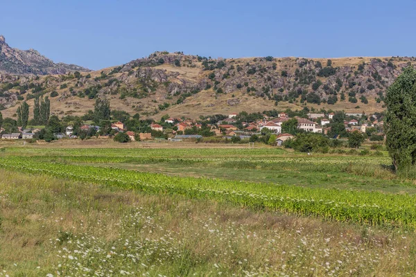 北マケドニアの農村風景 — ストック写真