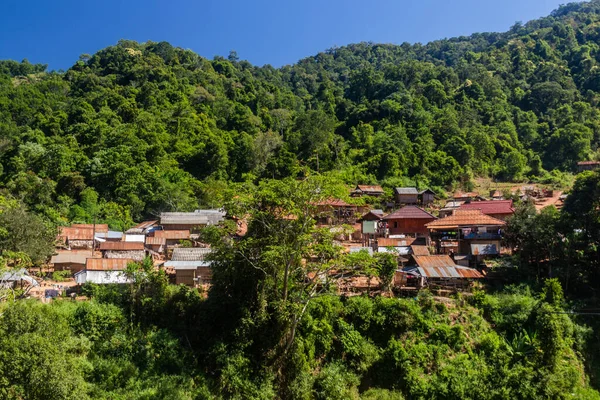 Dorf Lakkham Mai Der Nähe Von Luang Namtha Laos — Stockfoto